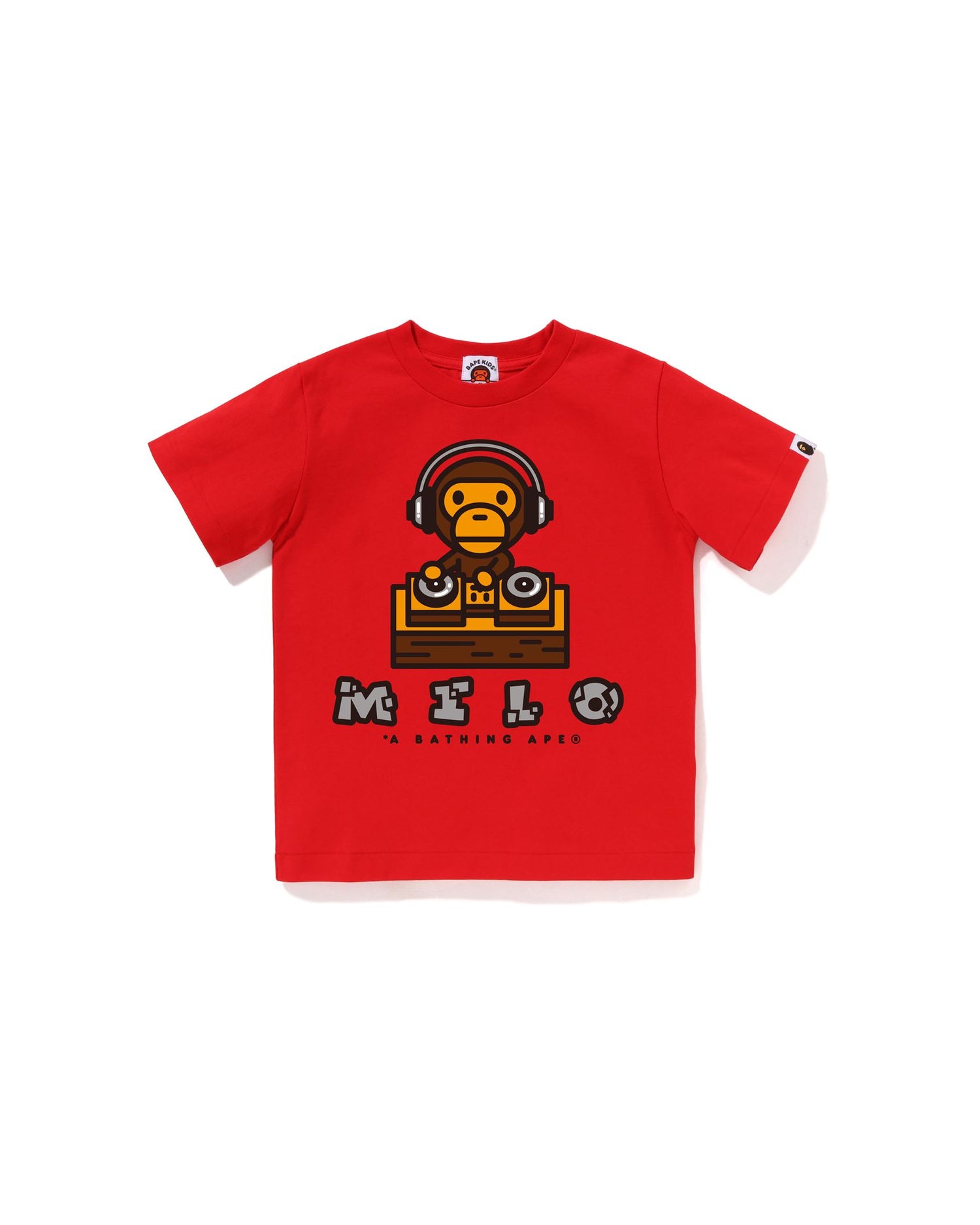 A BATHING APE® Kids Milo Dj Tee | Bape official website – INT.BAPE.COM