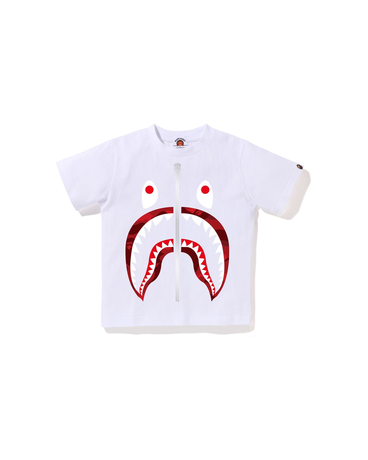 A BATHING APE® Kids Color Camo Shark Tee | Bape official website