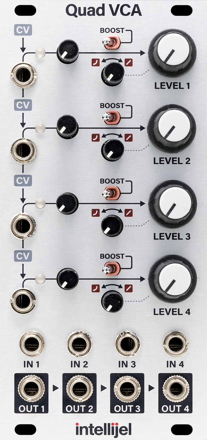 Quad VCA - intellijel