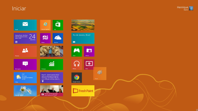 Preview: Windows 8 em português - ZTOP