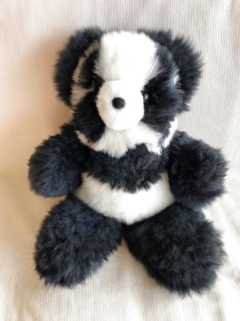 アルパカ毛100％ テディベアパンダ ぬいぐるみ くま teddybear