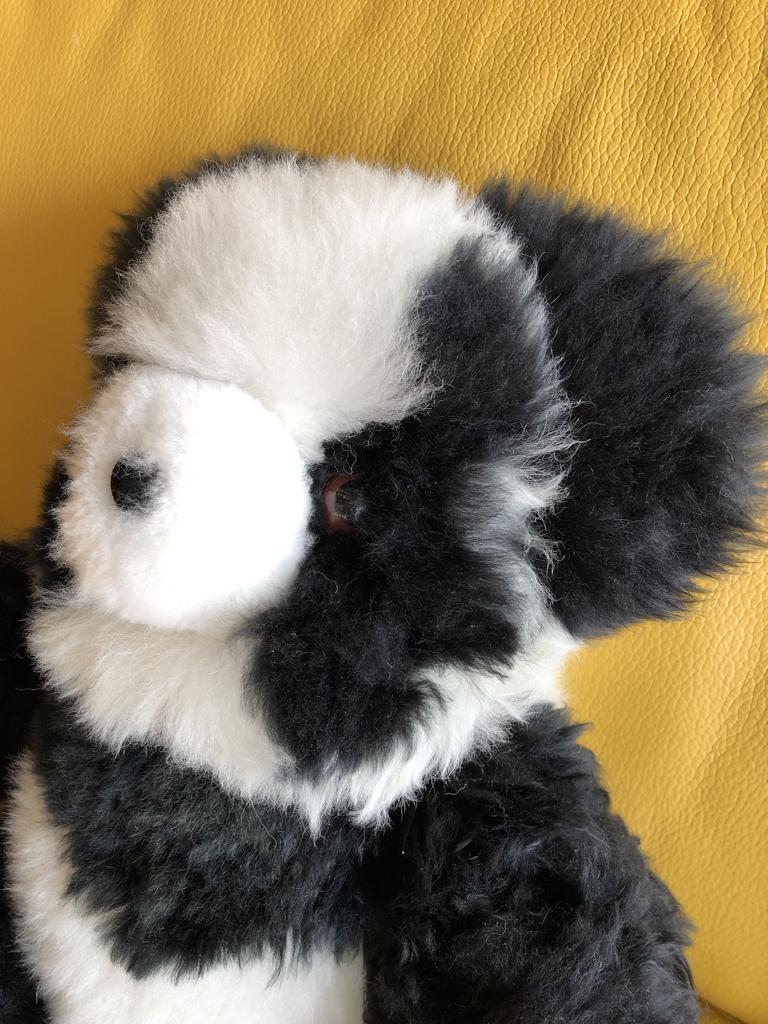 アルパカ毛100％ テディベアパンダ ぬいぐるみ くま teddybear