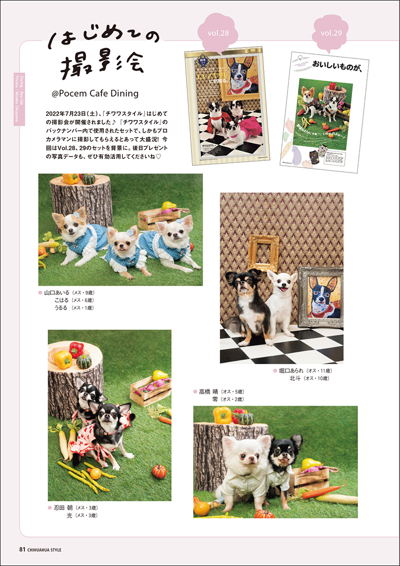 チワワにとっての快適な住まいについて考えるチワワ専門誌『チワワ