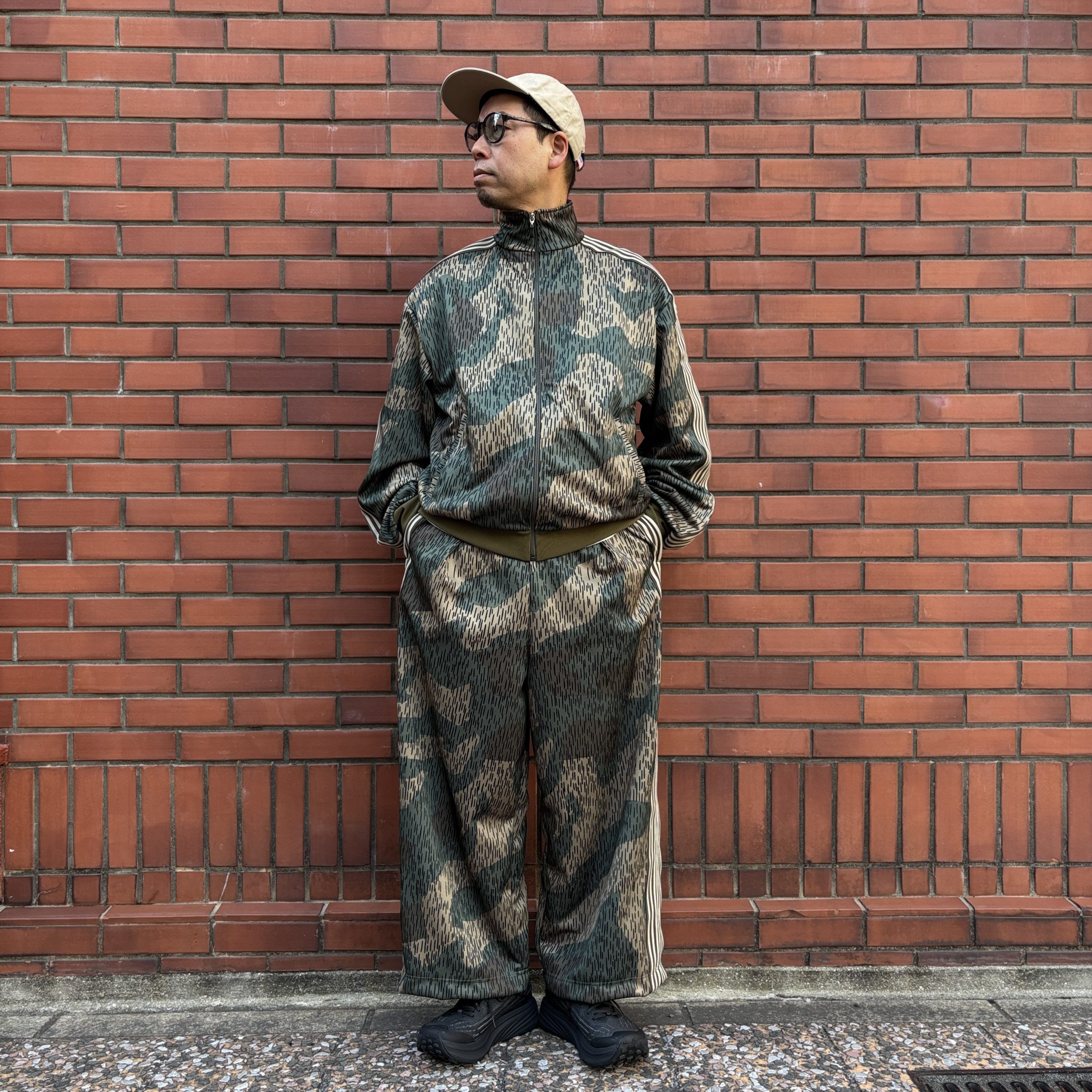 KAPITAL スムースジャージー レイン迷彩柄 トラックJKT | INDIGO BLUE