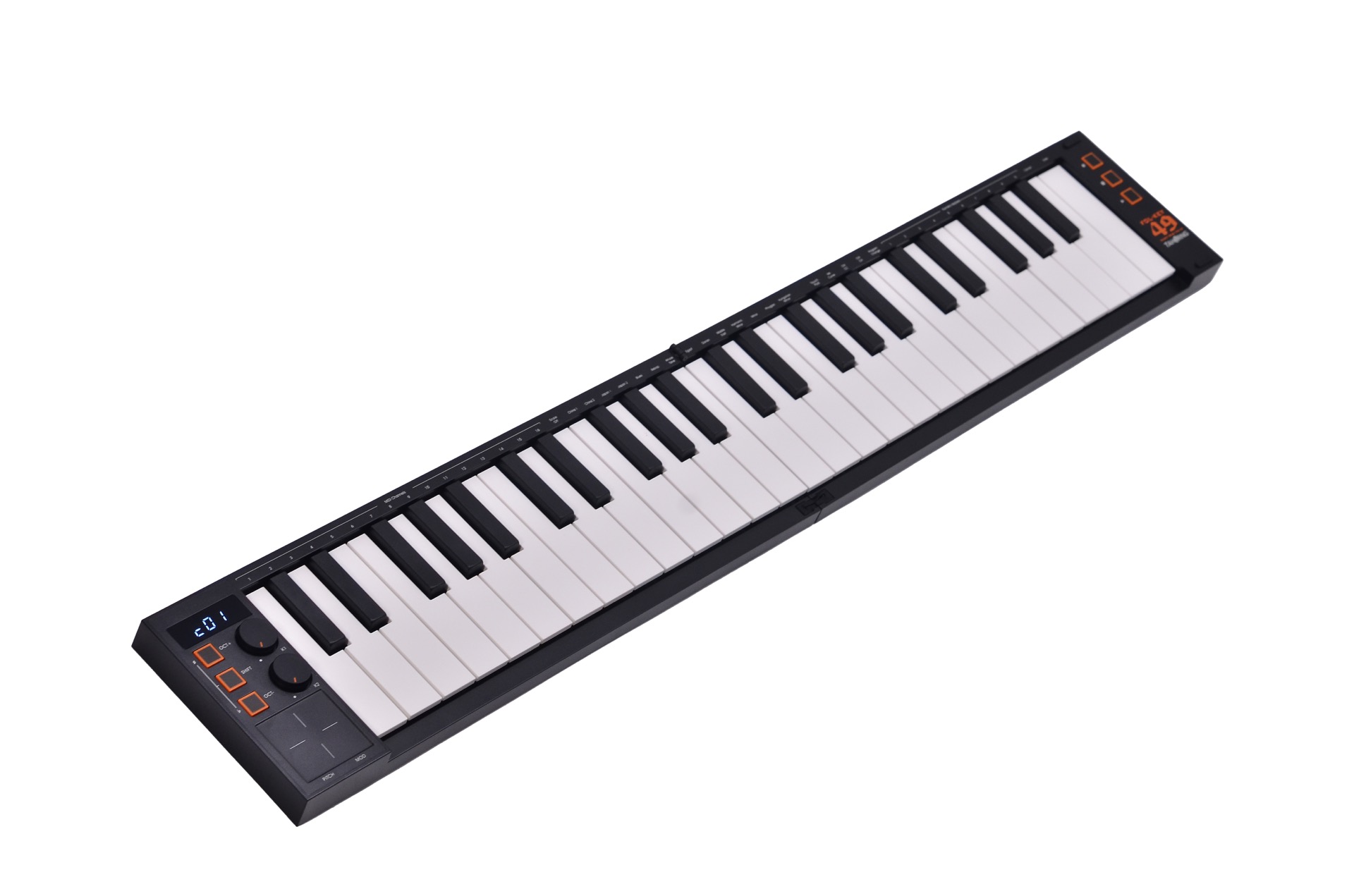 TAHORNG FOL-KEY49 | BLE-MIDI対応、49鍵折りたたみ式MIDIキーボード