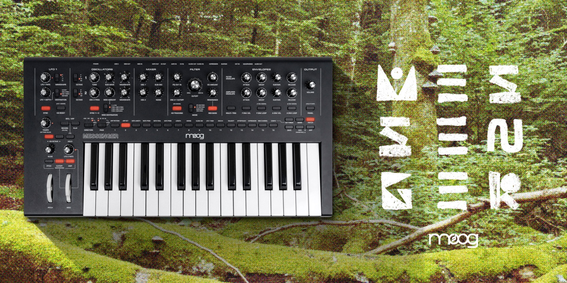 Moog Messenger | Moogの名機のDNAを受け継ぎながらも、独自の進化を