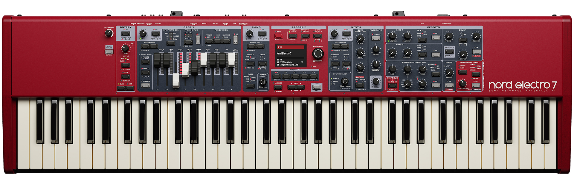 Nord Electro 7｜上位機のエッセンスを継承。軽さと即戦力を磨いた