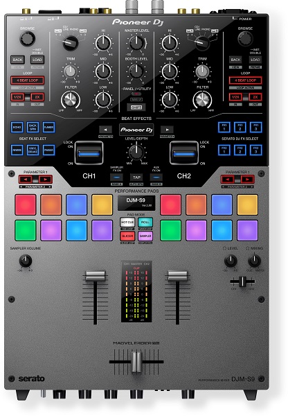 Pioneer DJM-S9 / DJM-S9-S | プロDJ/クラブ向けのSerato DJ専用2CH