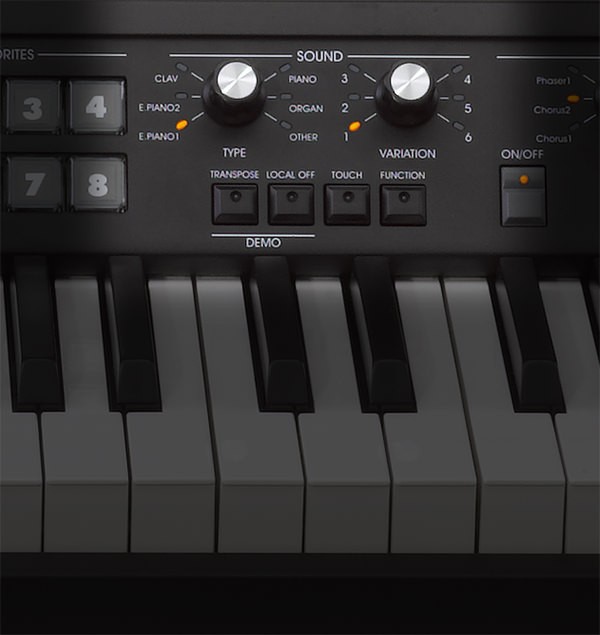 ステージ・ビンテージ・ピアノKorg「SV-1 Black Reverse 73/88」発表