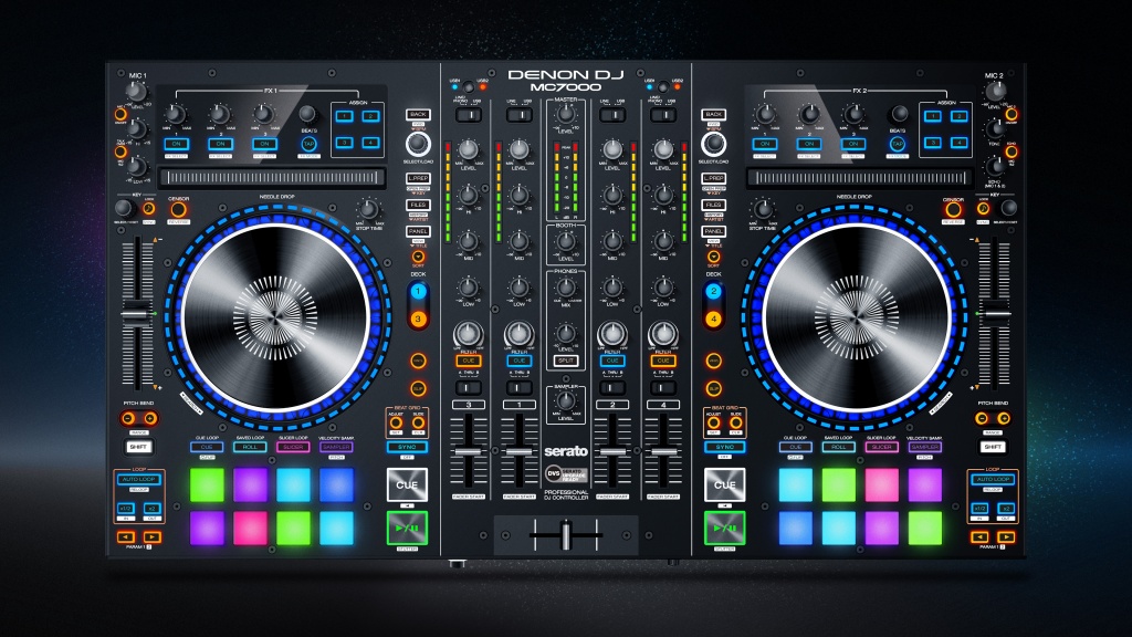 4チャンネル Serato DJ コントローラー DENON DJ MC7000 登場！2系統の