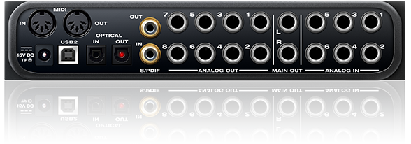 18イン、22アウトのUSBオーディオインターフェイス MOTU UltraLite mk4