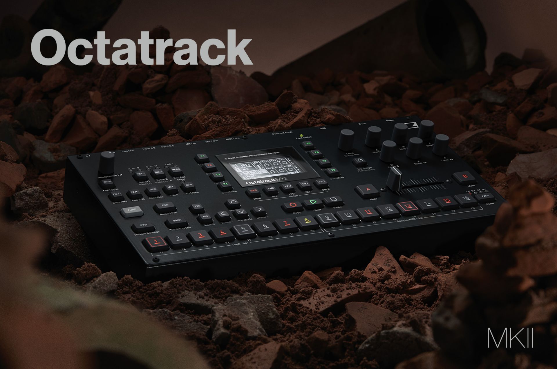 Elektron : Octatrack MKII Black | 強力なパフォーマンスサンプラーの