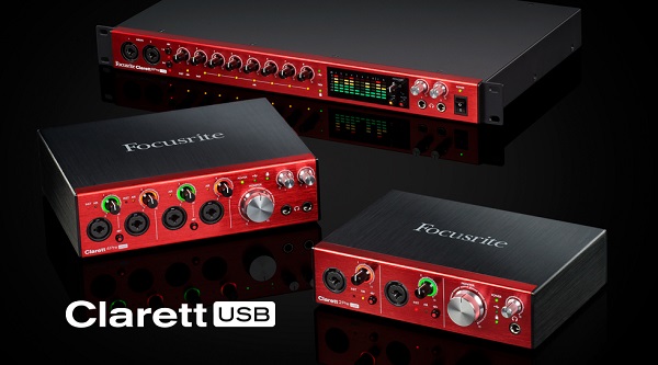 USB（Type-C）対応の高品位オーディオ・インターフェース Focusrite