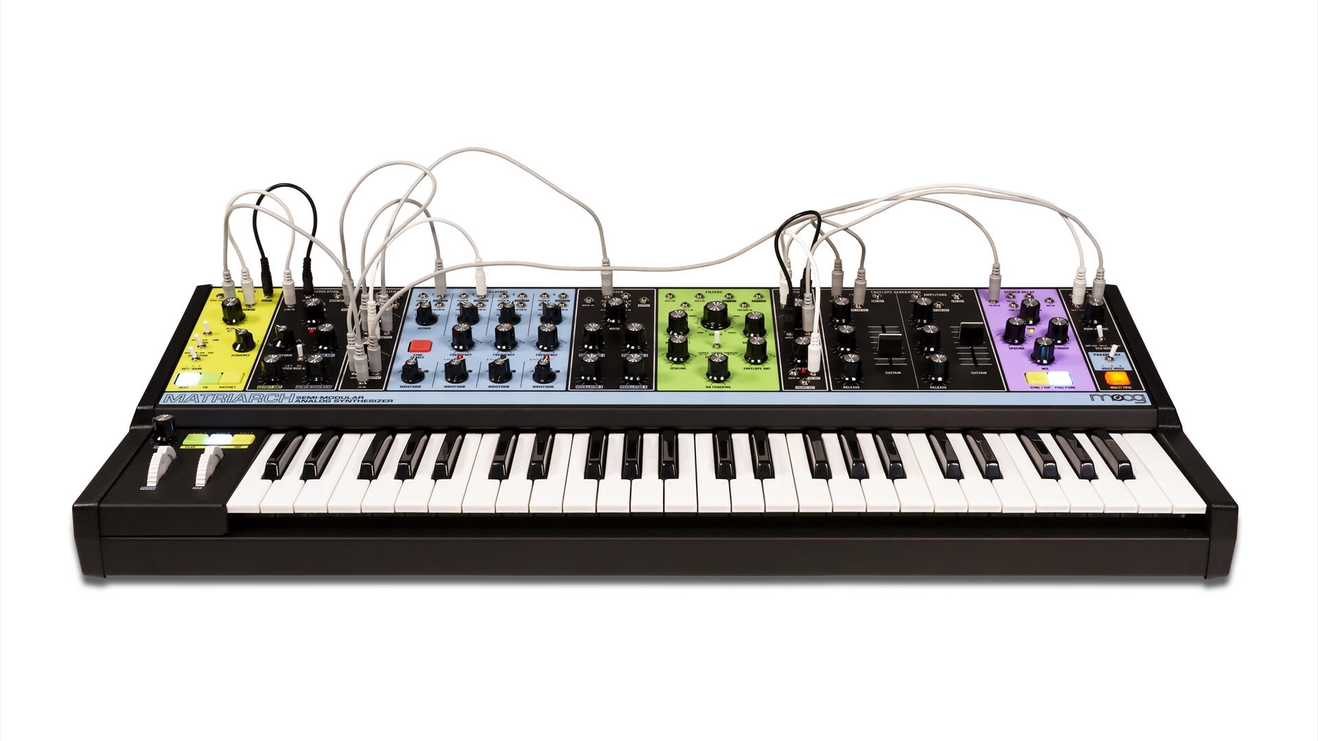 MOOG Matriarch | パッチング可能な4ボイスパラフォニック・アナログ