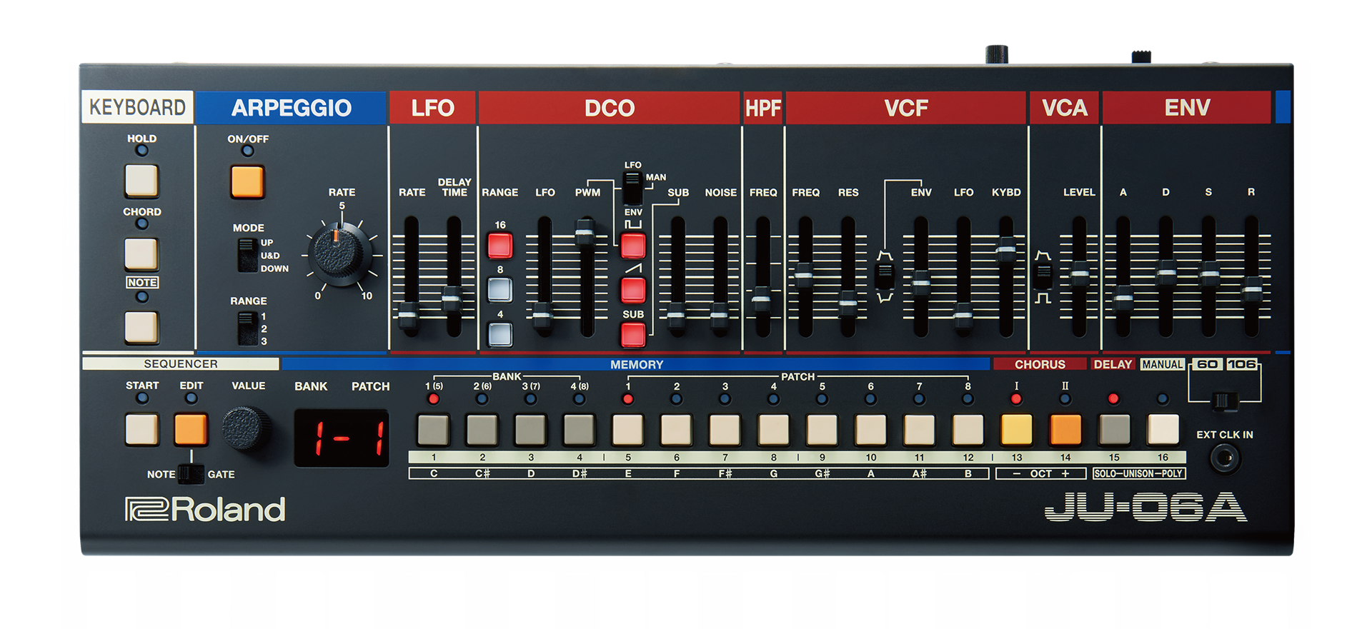 Roland JU-06A | JUNO-60 をモチーフにした Boutique シリーズ新作