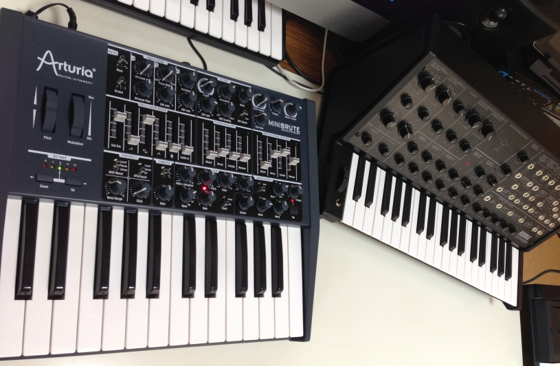 映画「ブレードランナー」のテーマをアナログシンセ Korg MS-20 mini