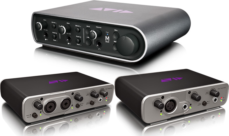 Avid アカデミック版「Mbox」「Fasttrack SOLO」「Fasttrack Duo」発表