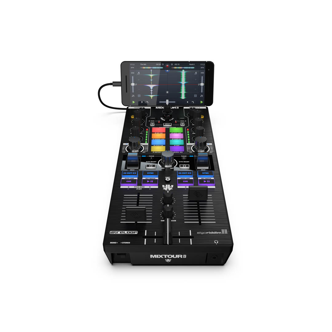Reloop Mixtour Pro | djay Pro用の超ポータブル、オールインワン4