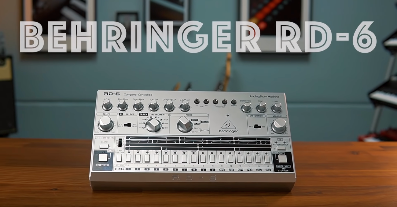 Behringer RD-6 | ビンテージ・アナログドラムマシーンが復活