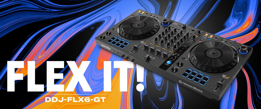 Pioneer DJ DDJ-FLX6-GT | スタイリッシュなグラファイトカラーを採用