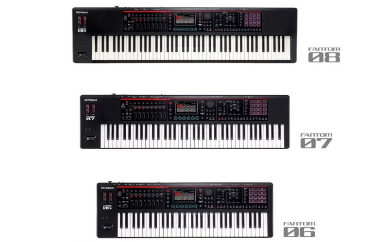 Roland FANTOM-06 / 07 / 08 | 軽量ボディに最上級サウンド・機能を
