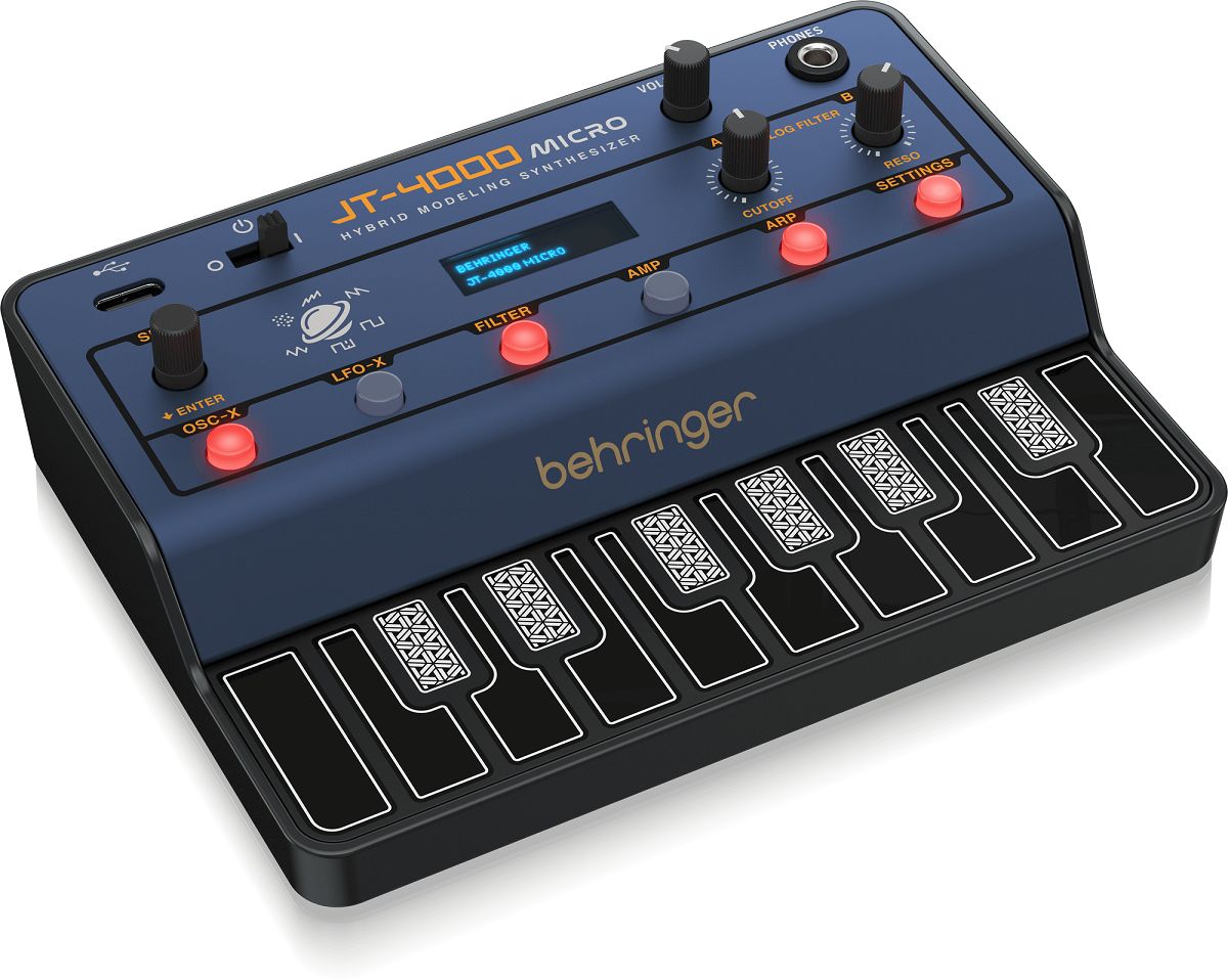 Behringer ” JT-4000 Micro ” | 超ポータブルな4ボイスハイブリッド