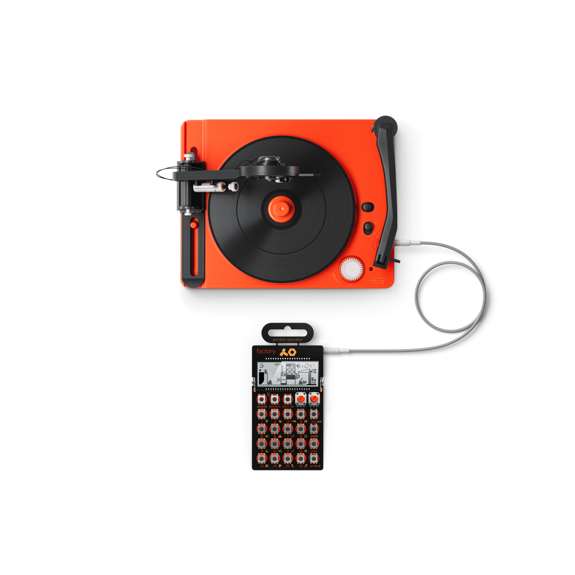 Teenage Engineering レコードファクトリー PO-80 | カッティング機能