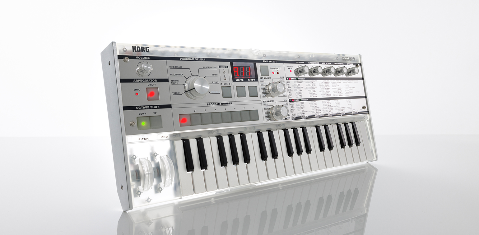 microKORG Crystal | シンセ＆ヴォコーダーの銘器20周年記念モデルが