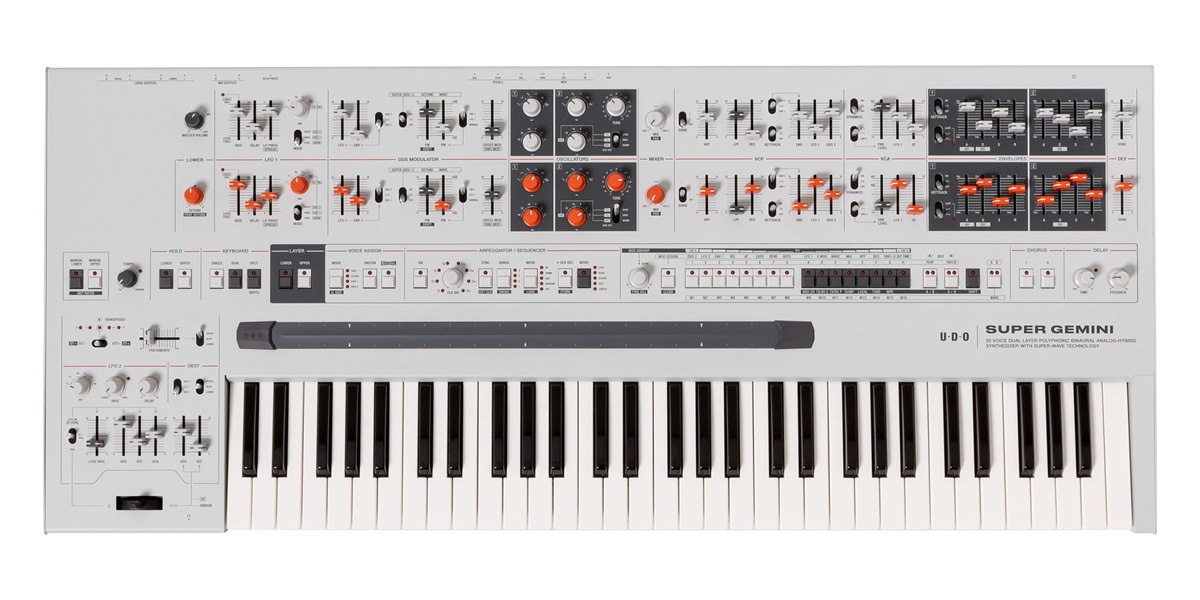 UDO Super Gemini | パワフルな20ボイス・ポリフォニック、バイ