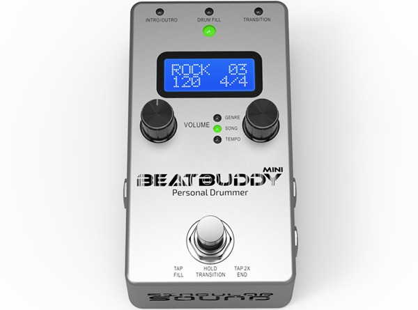 コンパクト・エフェクター型リズムマシン BeatBuddy Mini Drum Machine