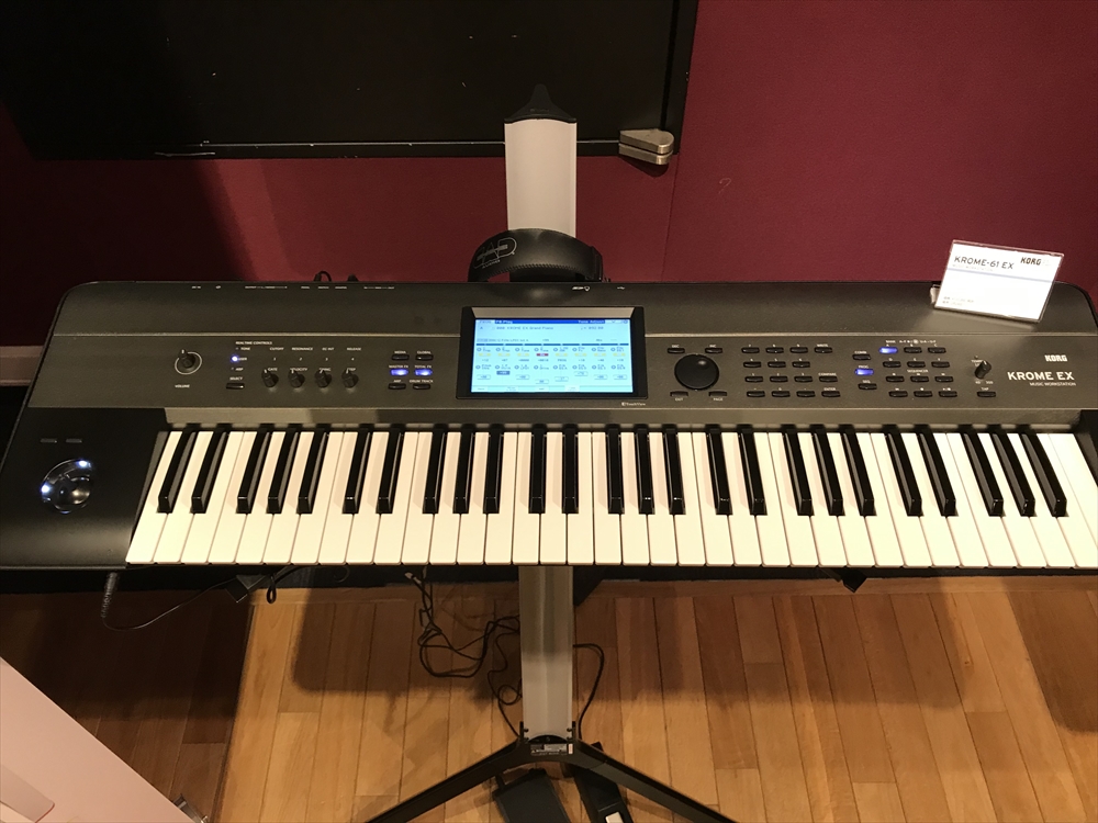 KORG KROME EX シリーズ | 新ピアノやEDM系音色を追加した
