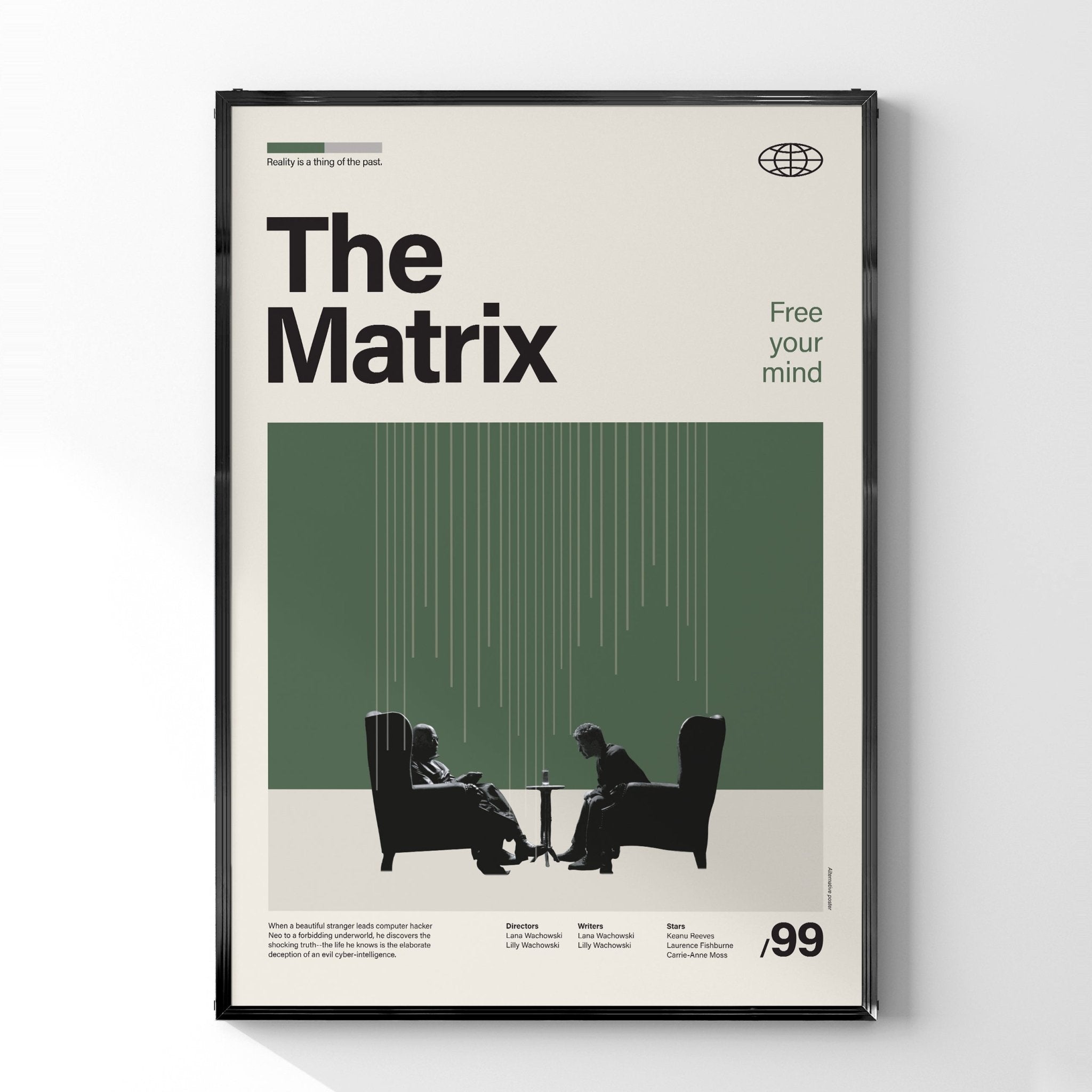 マトリックス」ミニマリストアートポスター – Ink Jp