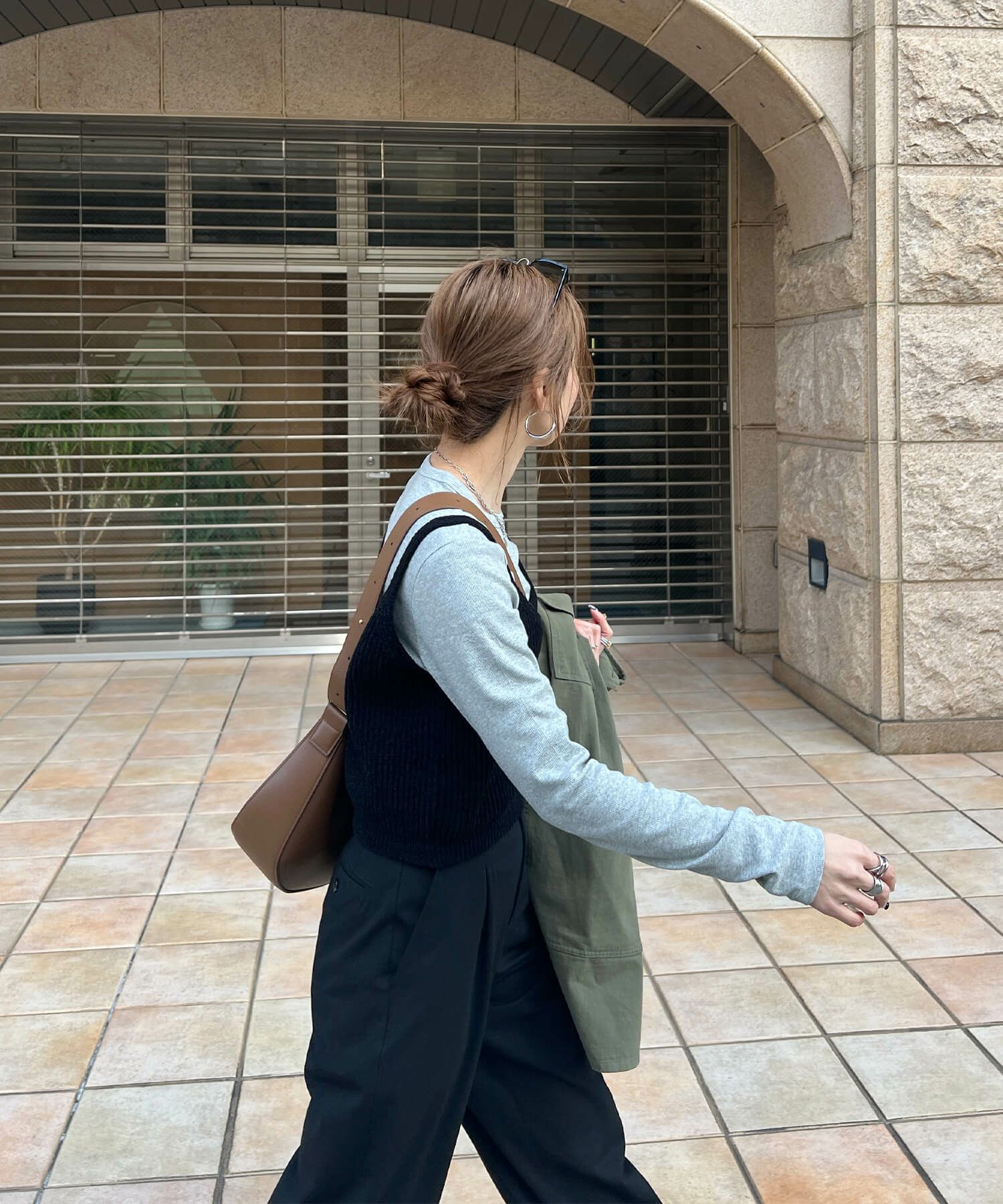 キャミソールニットビスチェ | Camisole knit bustier(chiica select)