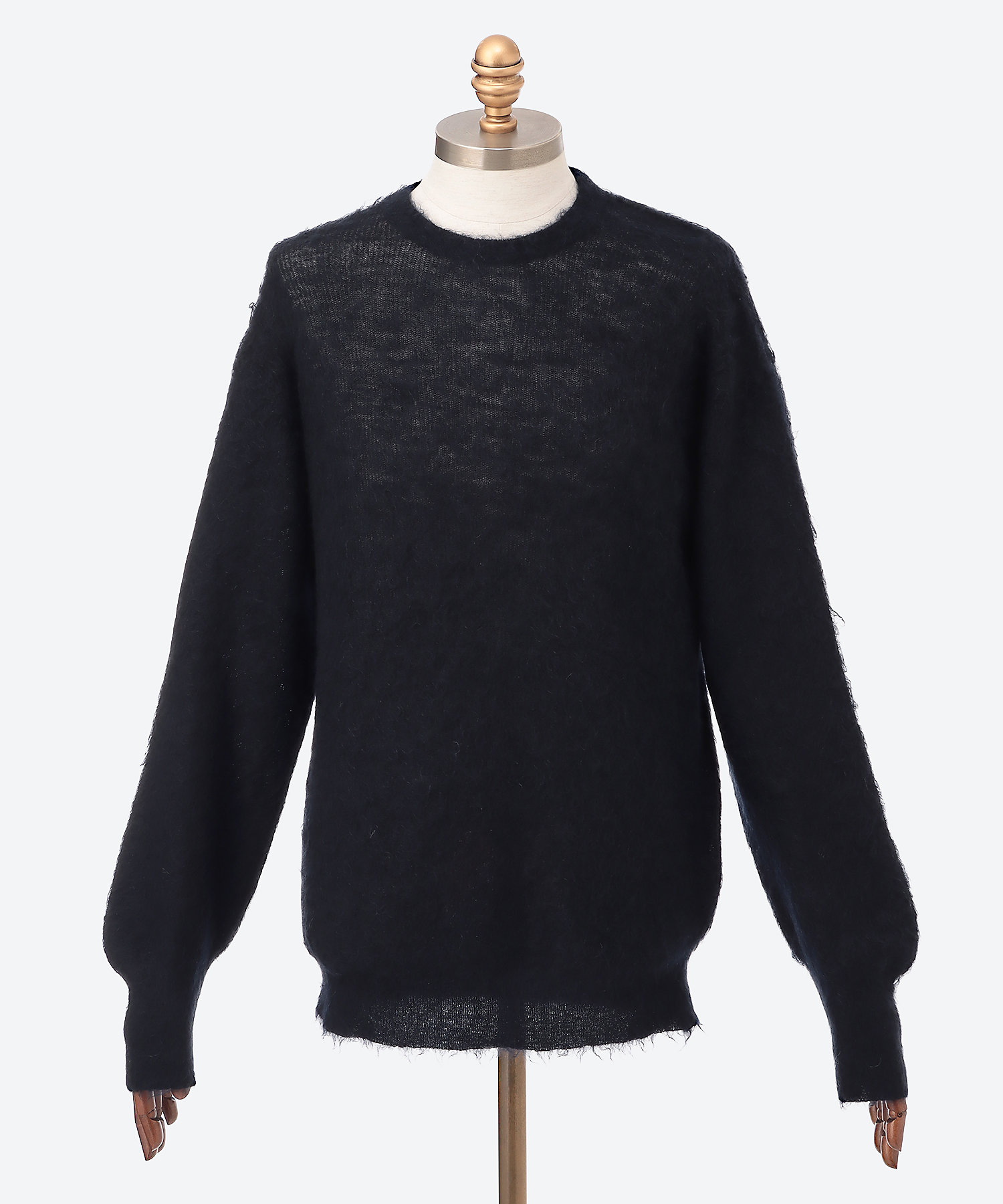 ニット SUPER KID MOHAIR KNIT CREW NECK