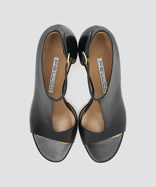 SAMI ブーティーサンダル 8．0cm BLACK