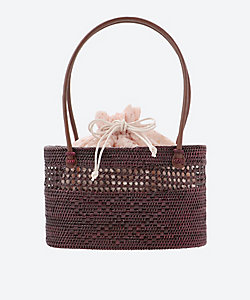 アンドユウおまとめ】菱模様のアタかごバッグ | AndYu/アンドユウ