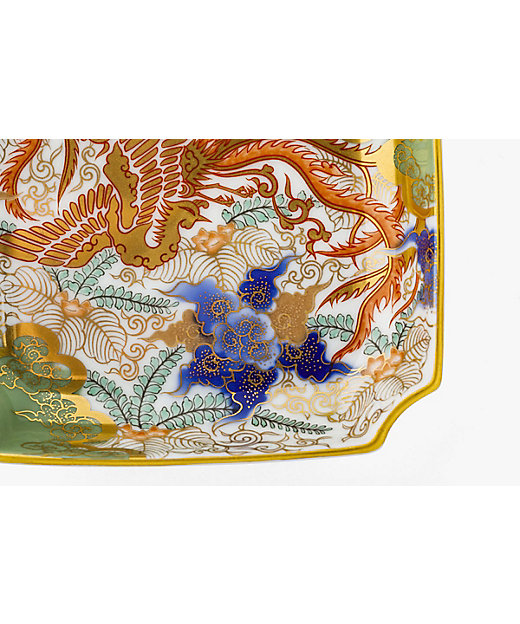 桐鳳凰紋 角4号飾皿 | 深川製磁/フカガワセイジ | 三越伊勢丹