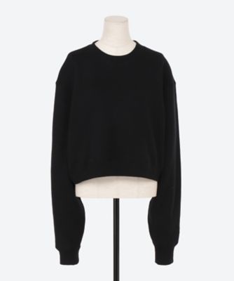 CROPPED SWEAT SHIRT | HYKE (Women)/ハイク | 三越