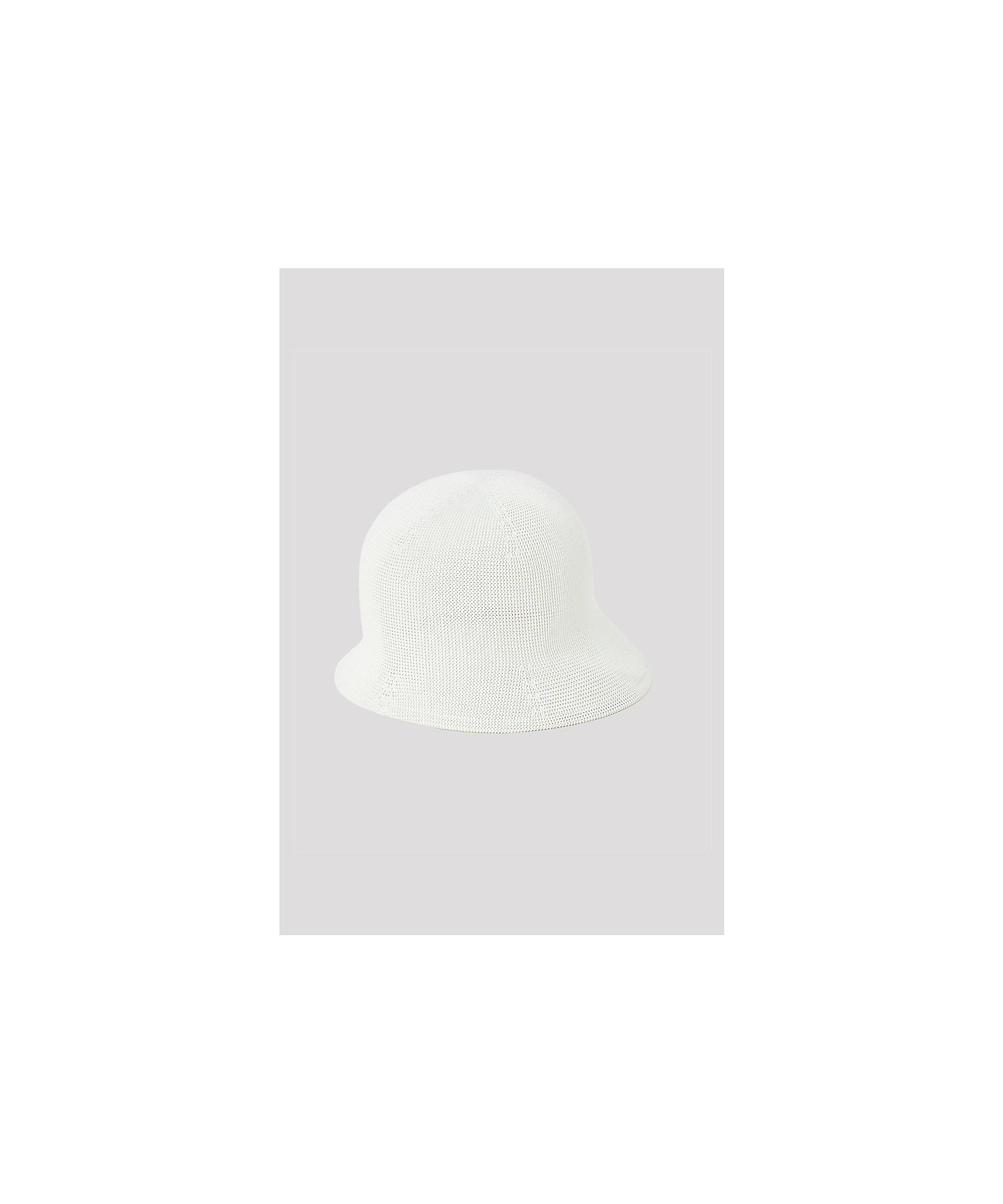 MESH KNIT ASYMMETRIC HAT CF009AI094
