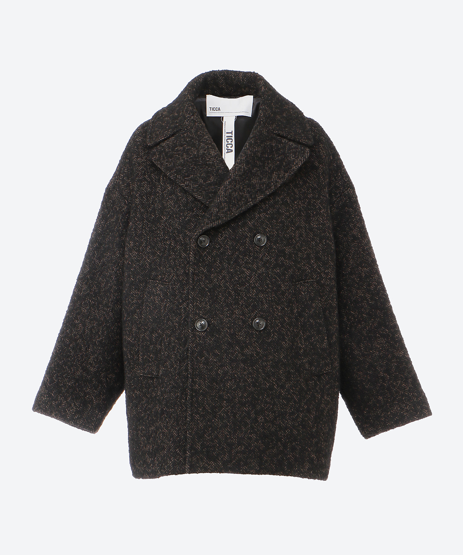 ミックスツイードピーコート TBEA―272 | TICCA (Women