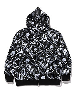 ボンバージャケット TONAL CHAIN STITCH SHARK