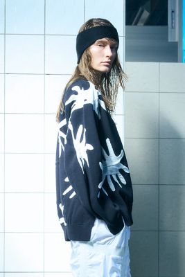 motif knit pullover（470IA870－1711