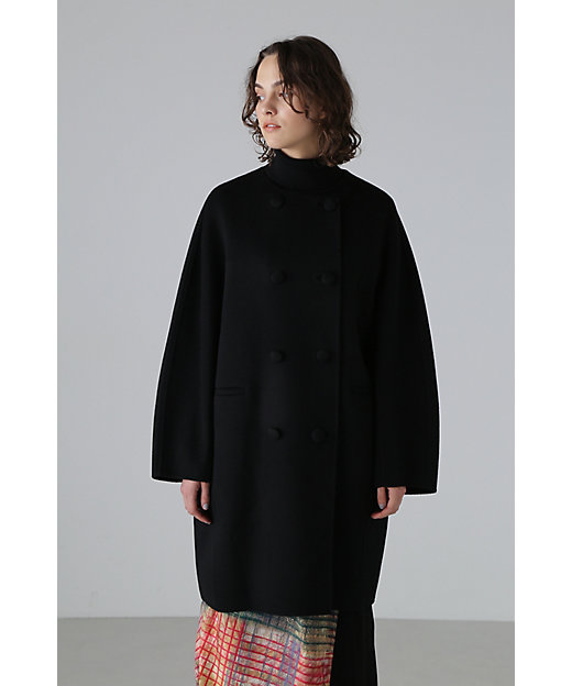 ピュアカシミヤノーカラーコート（5314252905） | ADORE