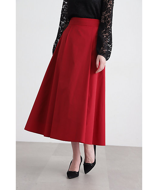 ◇ストレッチタフタフレアスカート（0314220203