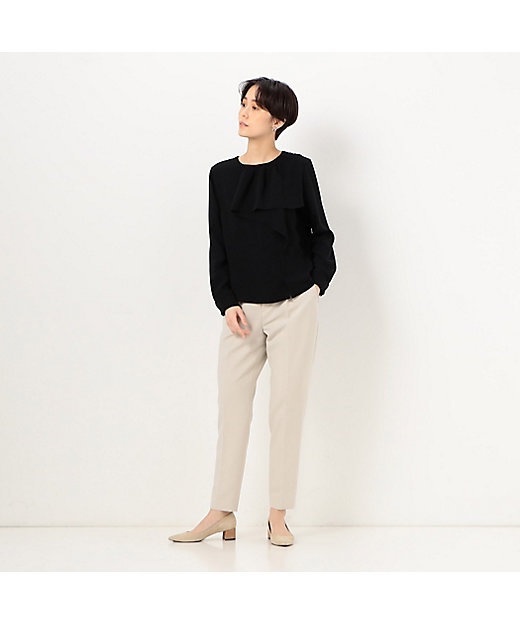 アシンメトリー フリルブラウス（0102HC01） | COMME CA