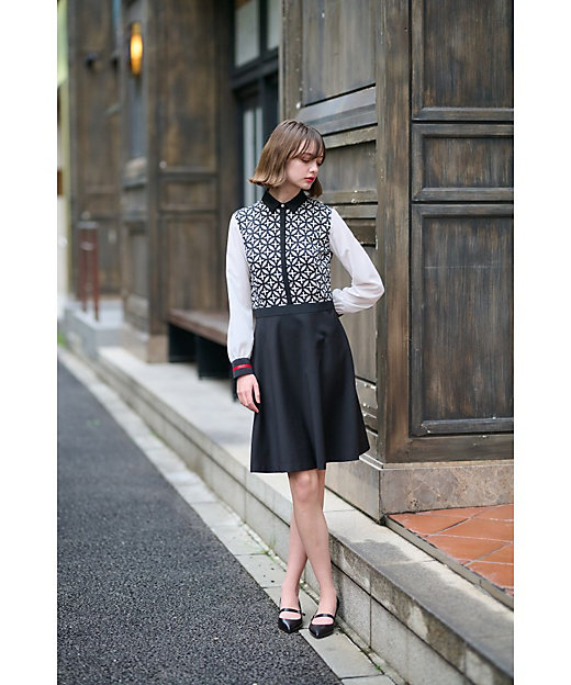 otonaMUSE11月号掲載】オーバーラップサークルシャツ