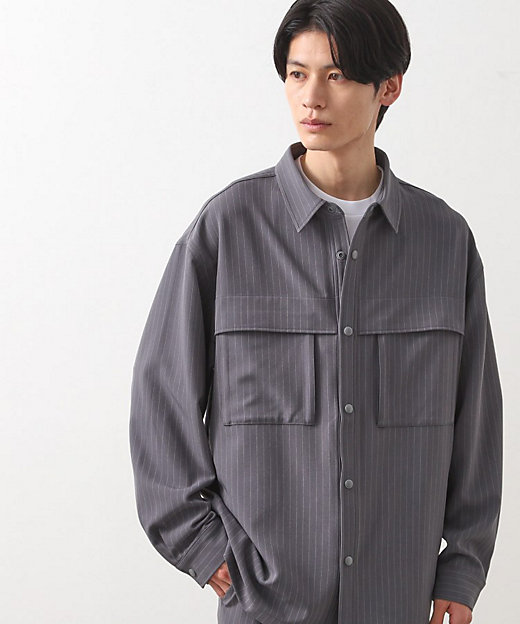 ダブルポケットシャツ【セットアップ可／洗濯機OK