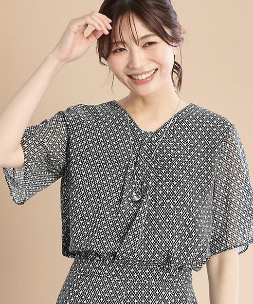 ROKSANDAロクサンダ リーフプリント ブラウス ROKSANDAロクサンダ