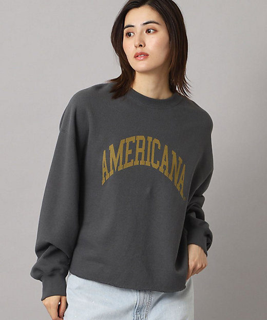 Americana（アメリカーナ）ロゴスウェットプルオーバー