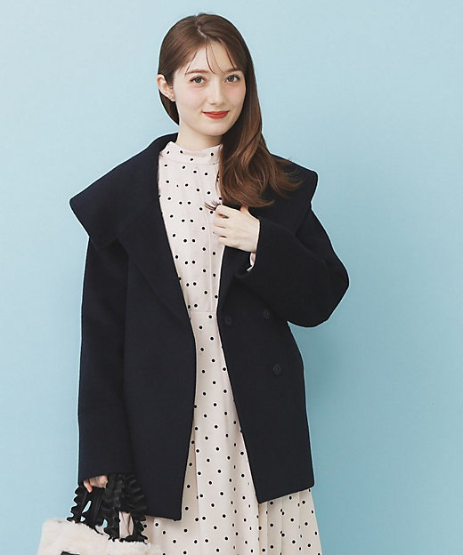 ベルト付ビッグカラーミドルコート（2002506869） | index